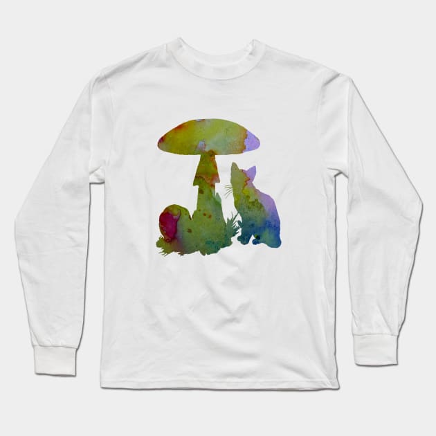 The Cat #2 Long Sleeve T-Shirt by BittenByErmines